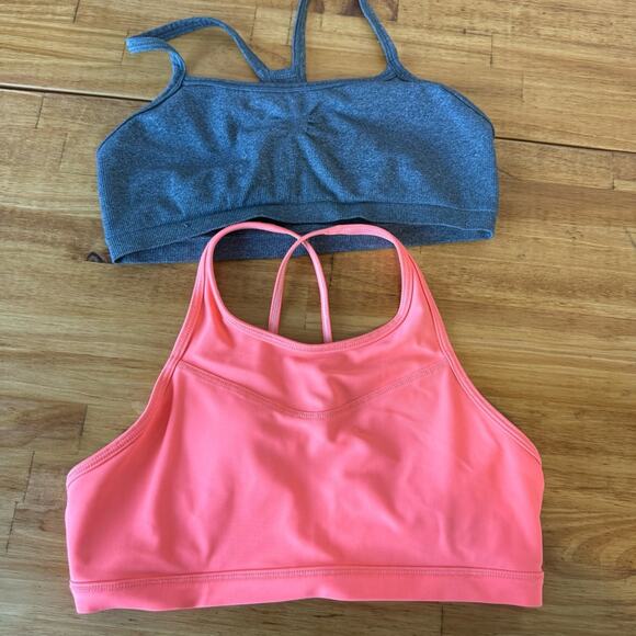 Ivivva Set Of 2 Athletic Sports Bras Size 12 Youth - Picture 1 of 4